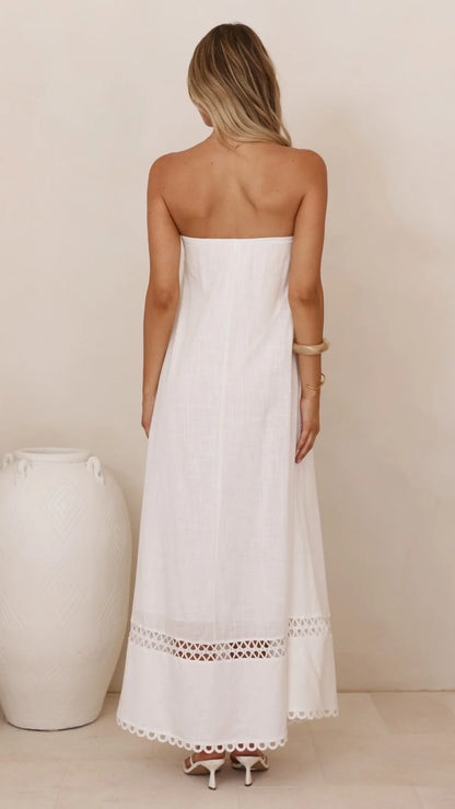 Sandra Maxi Dress White