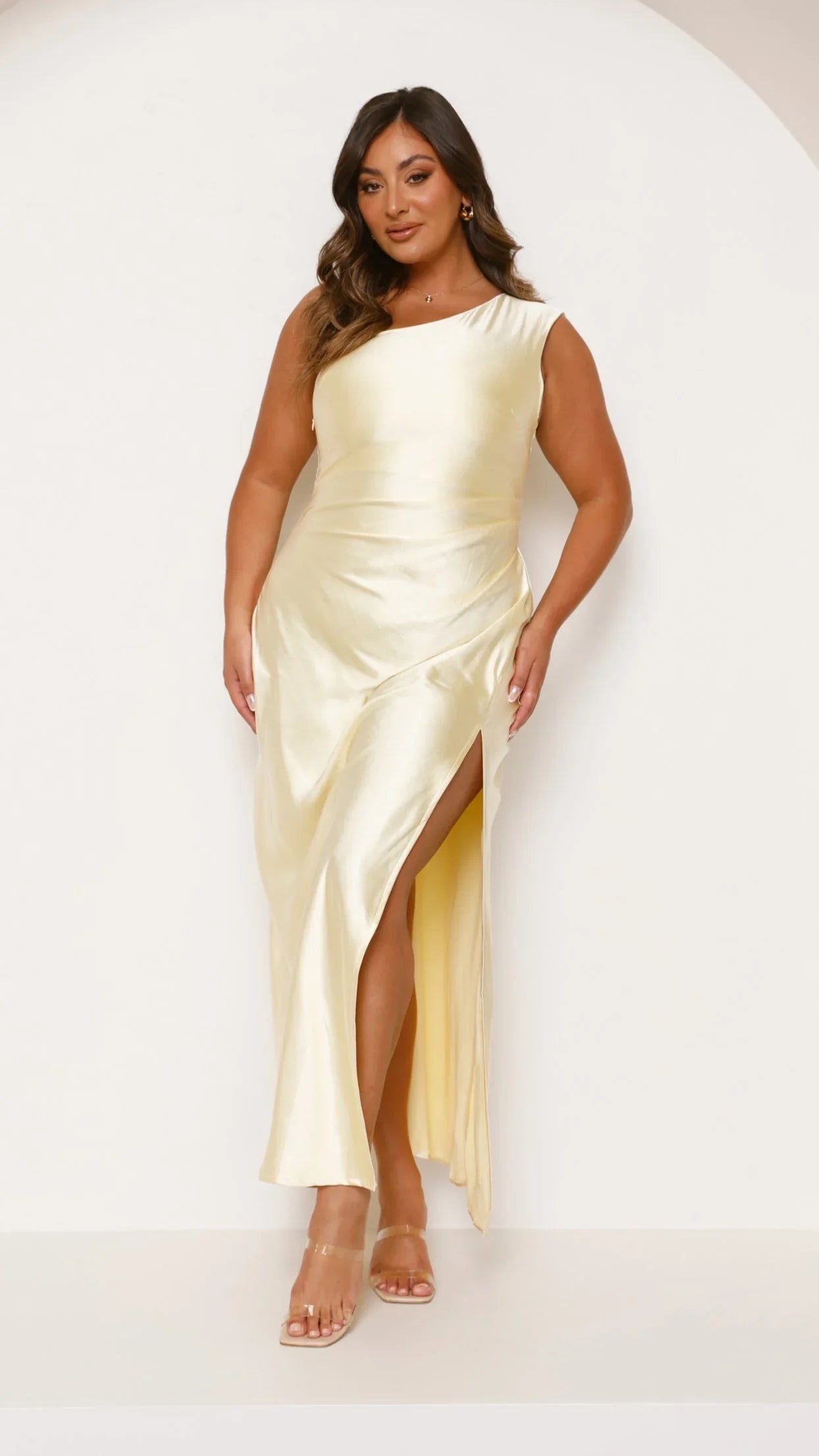 Victoria Maxi Dress Yellow
