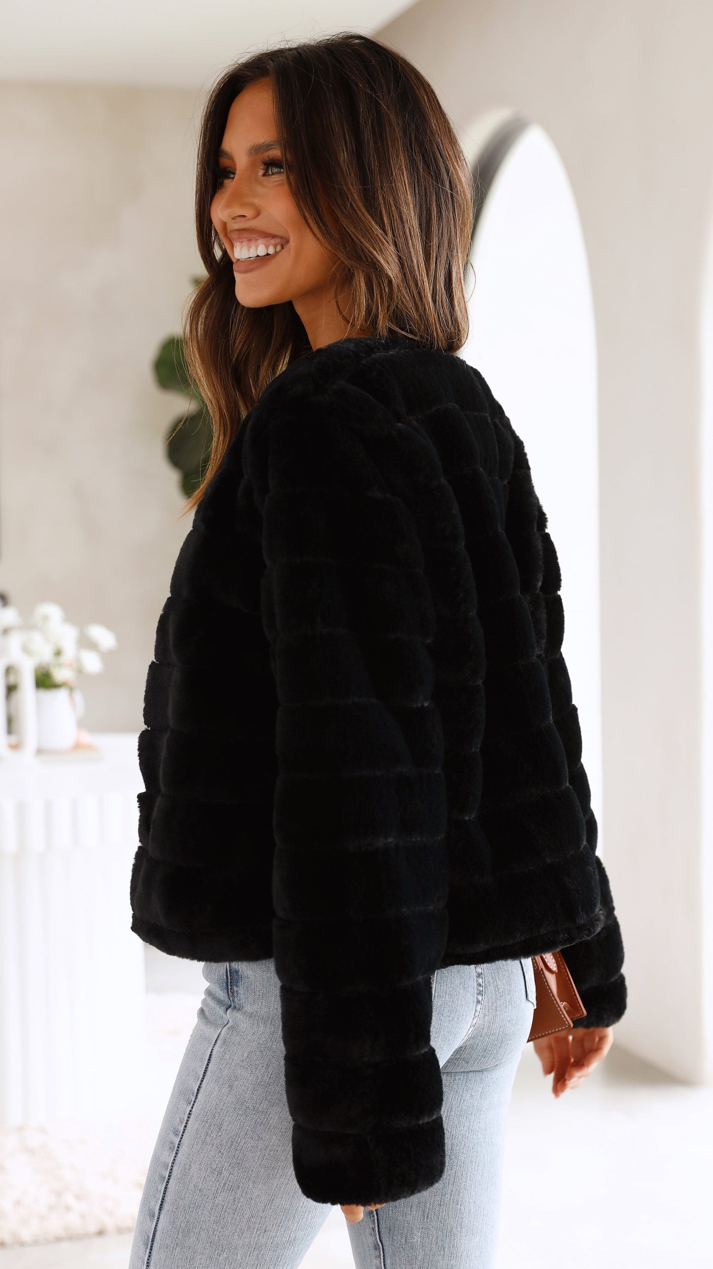 Tully Crop Jacket Black