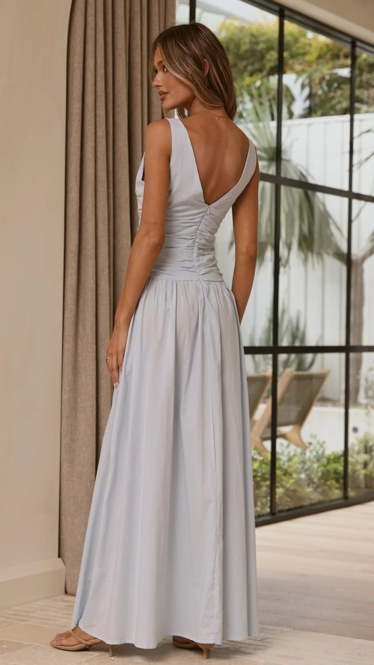 Sanya Maxi Dress Blue