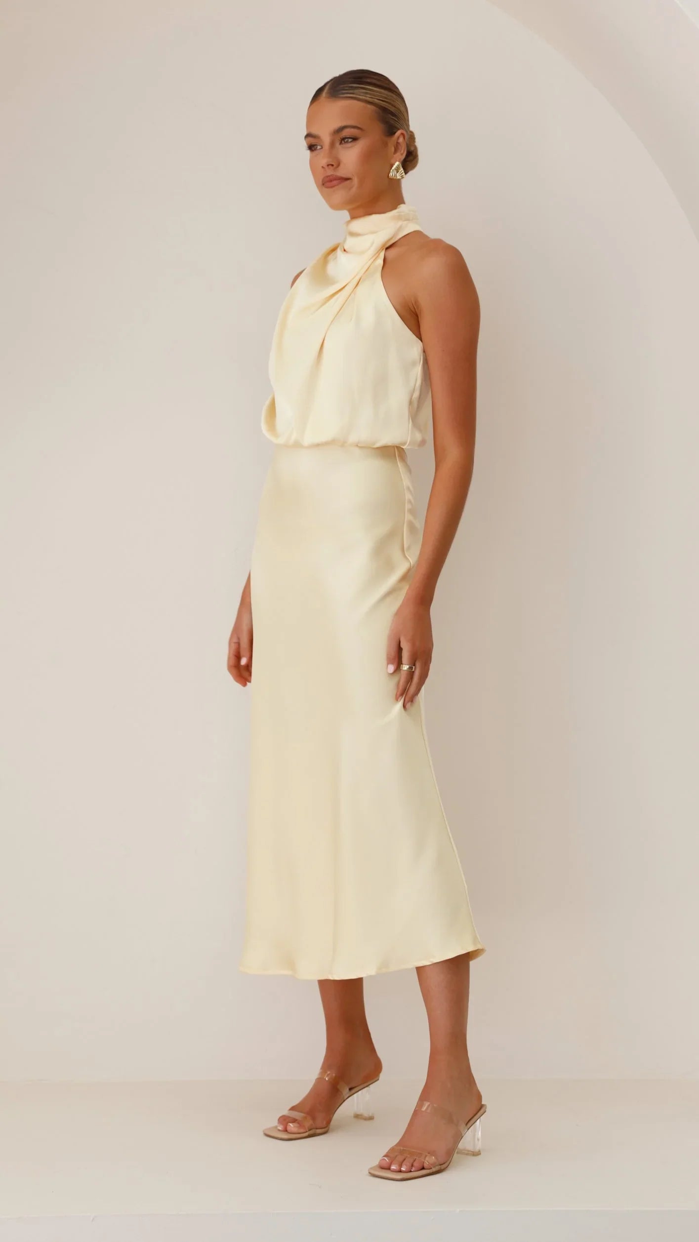 Esther Maxi Dress Lemon
