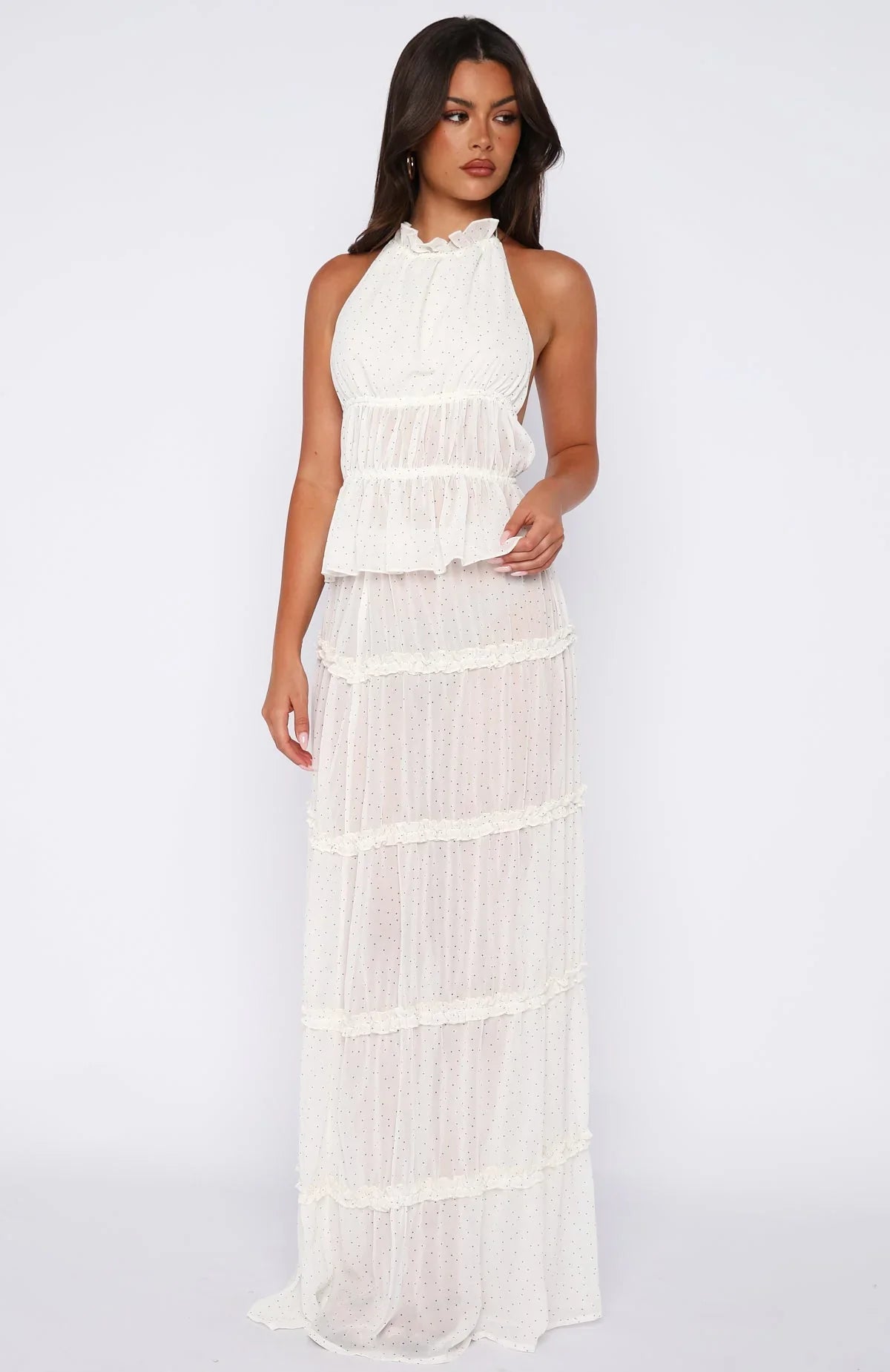Wildflower Days Maxi Skirt Vanilla Bean