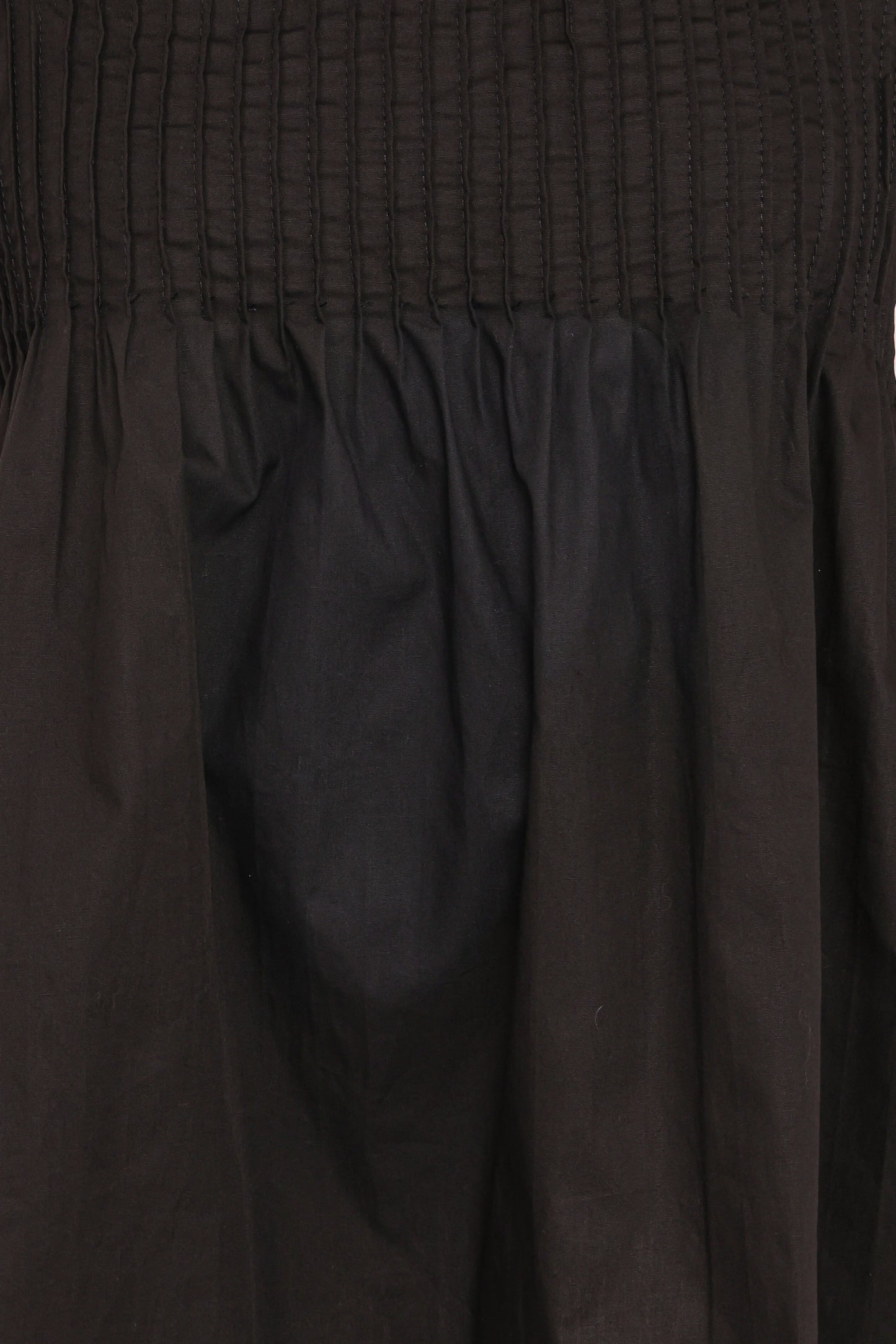Carson Pleated Top Black