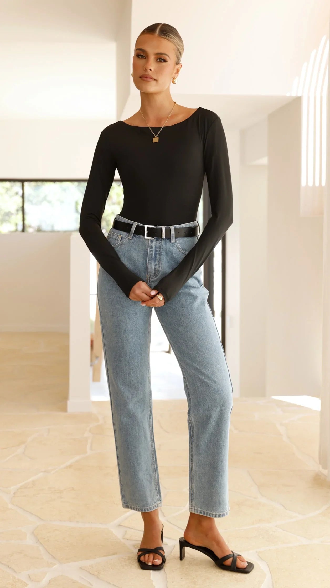 Cora Jeans Mid Blue Denim