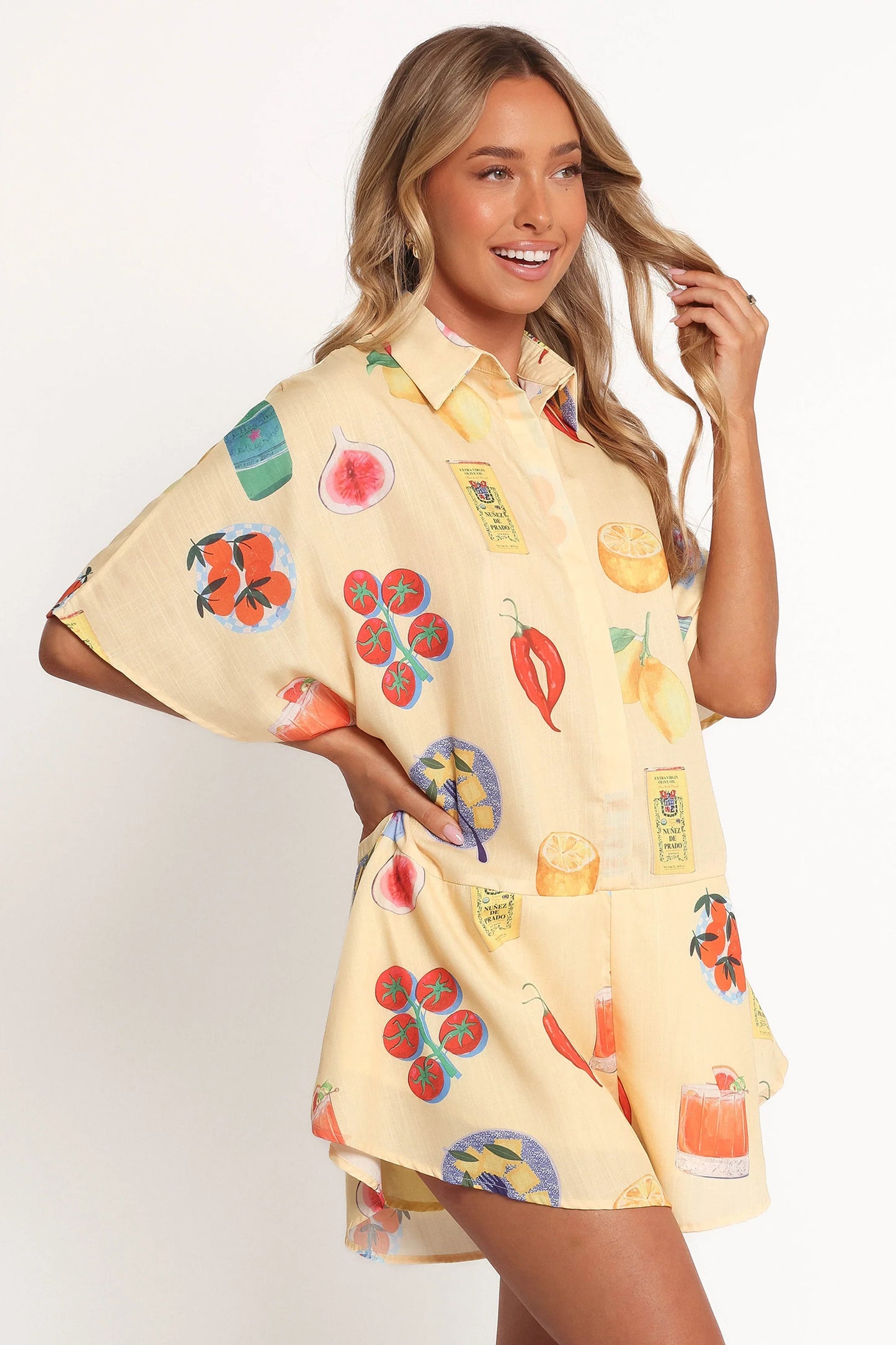 Sebastian Romper Pasta Print