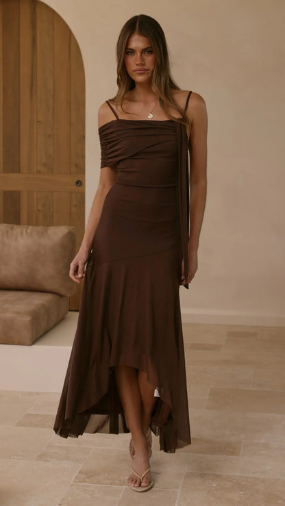 Lucy Maxi Dress Brown