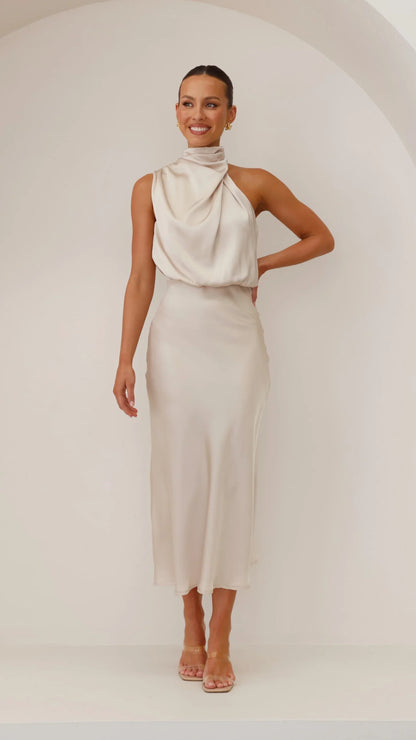 Esther Maxi Dress Champagne
