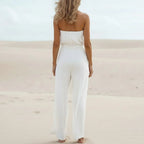 Bohemian Backless Rompers Jumpsuit