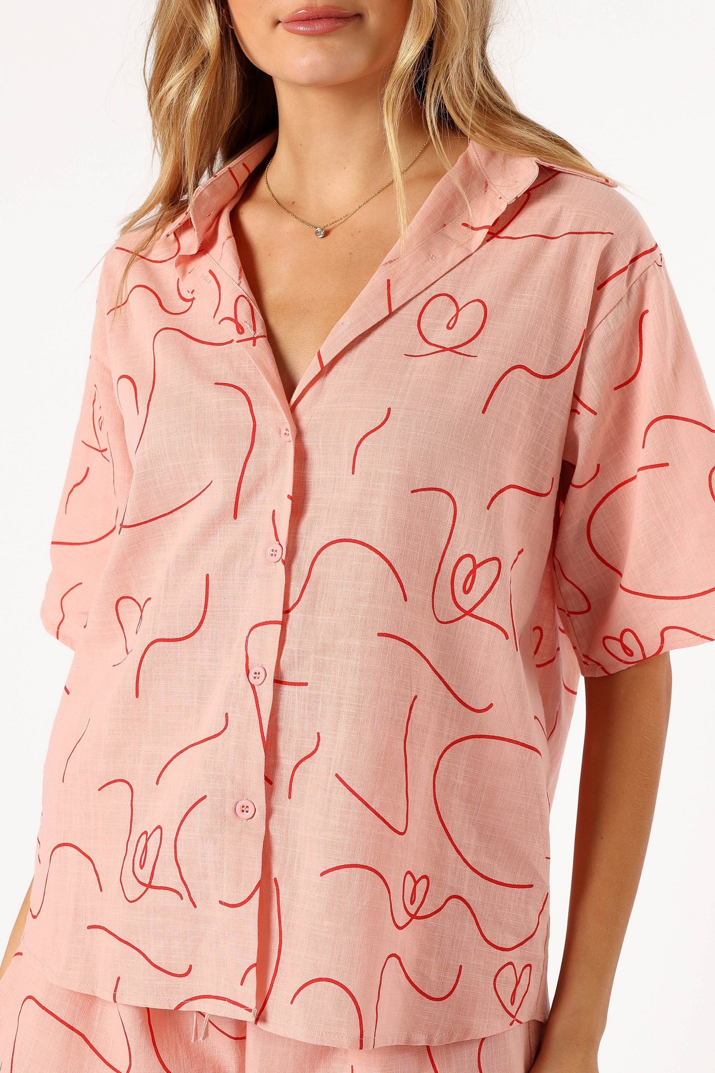 Darla Short Set Pink Swirl