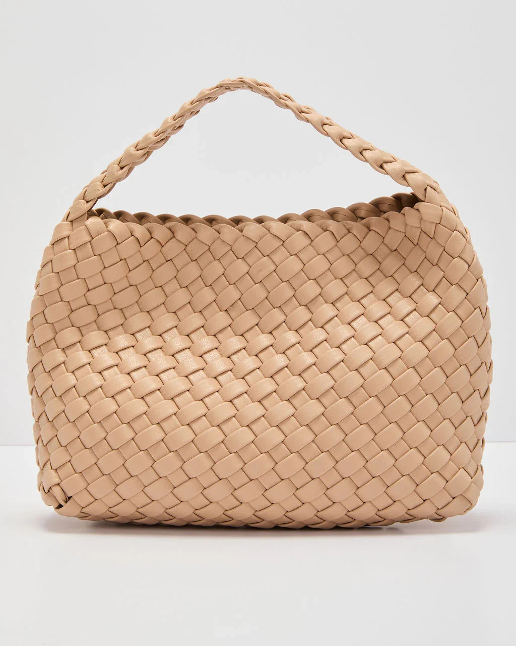Fiah Textured Woven Vegan Leather Bag