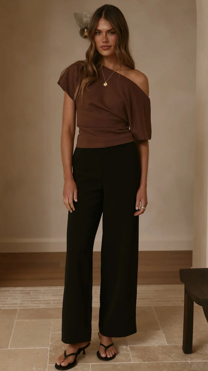 MVN Ady Wide Leg Pants Black