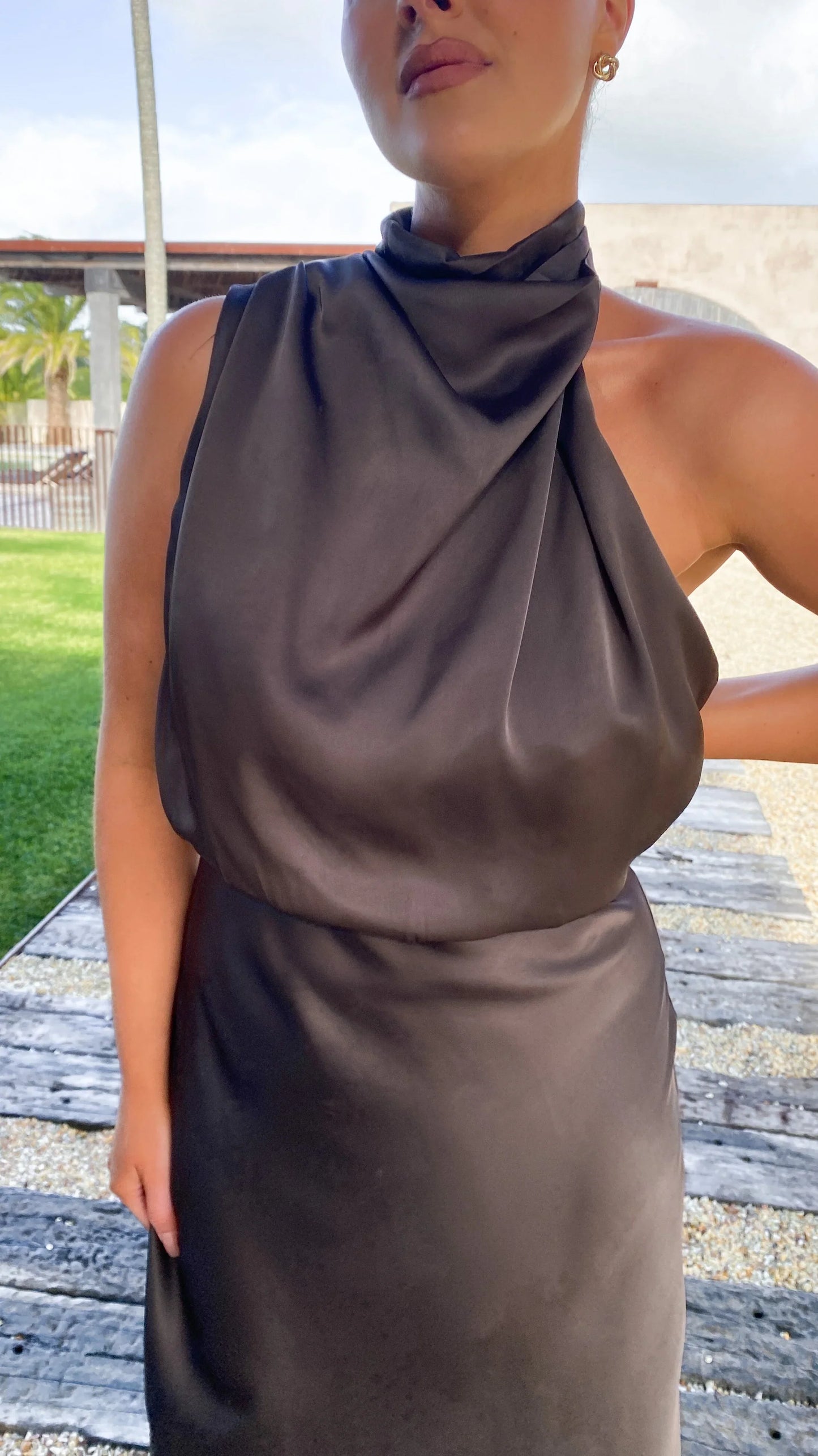 Esther Maxi Dress Espresso