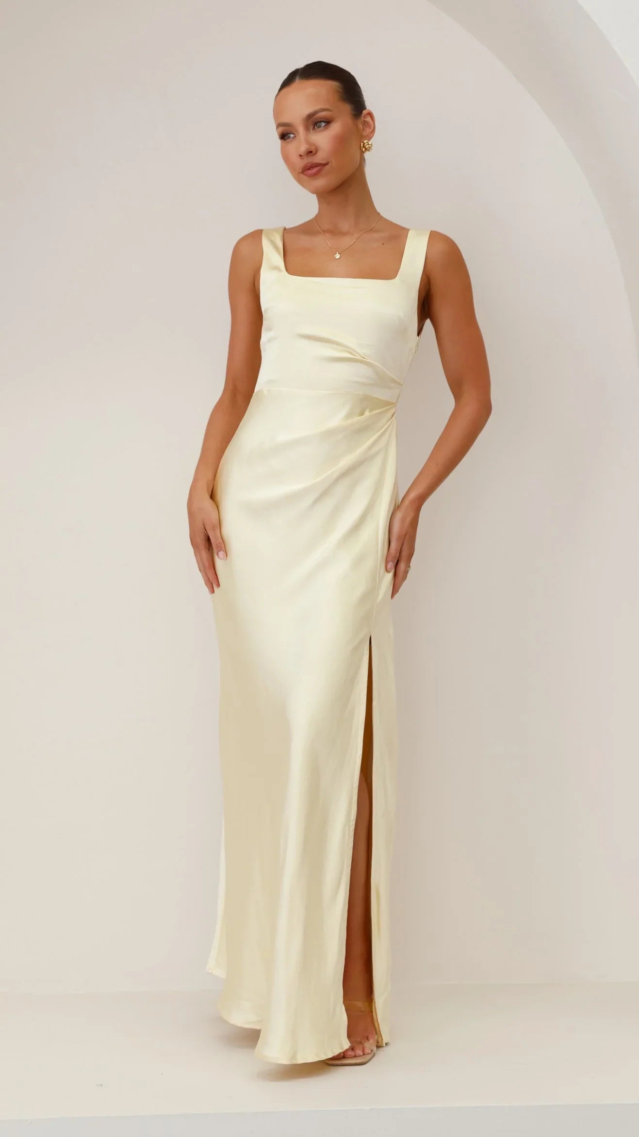 Alaria Maxi Dress Yellow