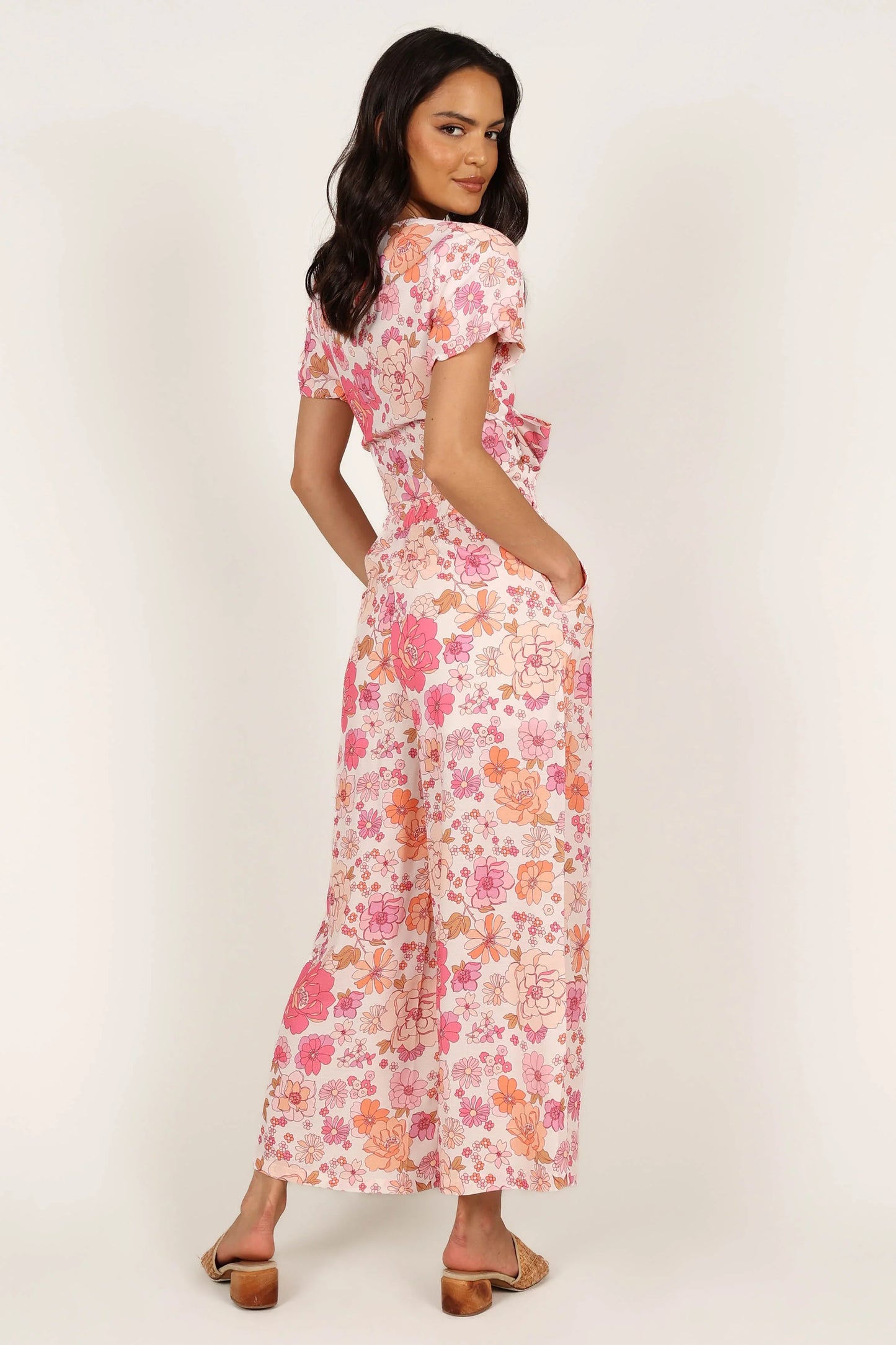 Matilda Top Pant Set Pink Floral