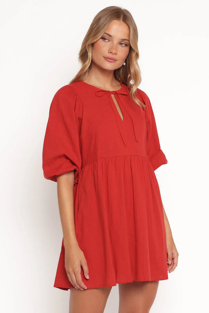 Cinzia Mini Dress Red