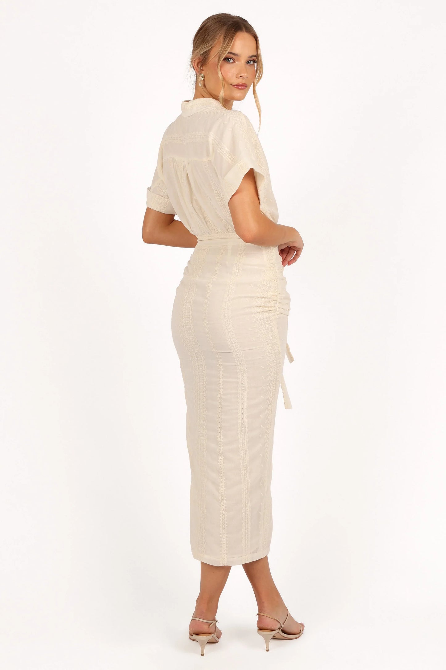 Adorlee Midi Dress Cream