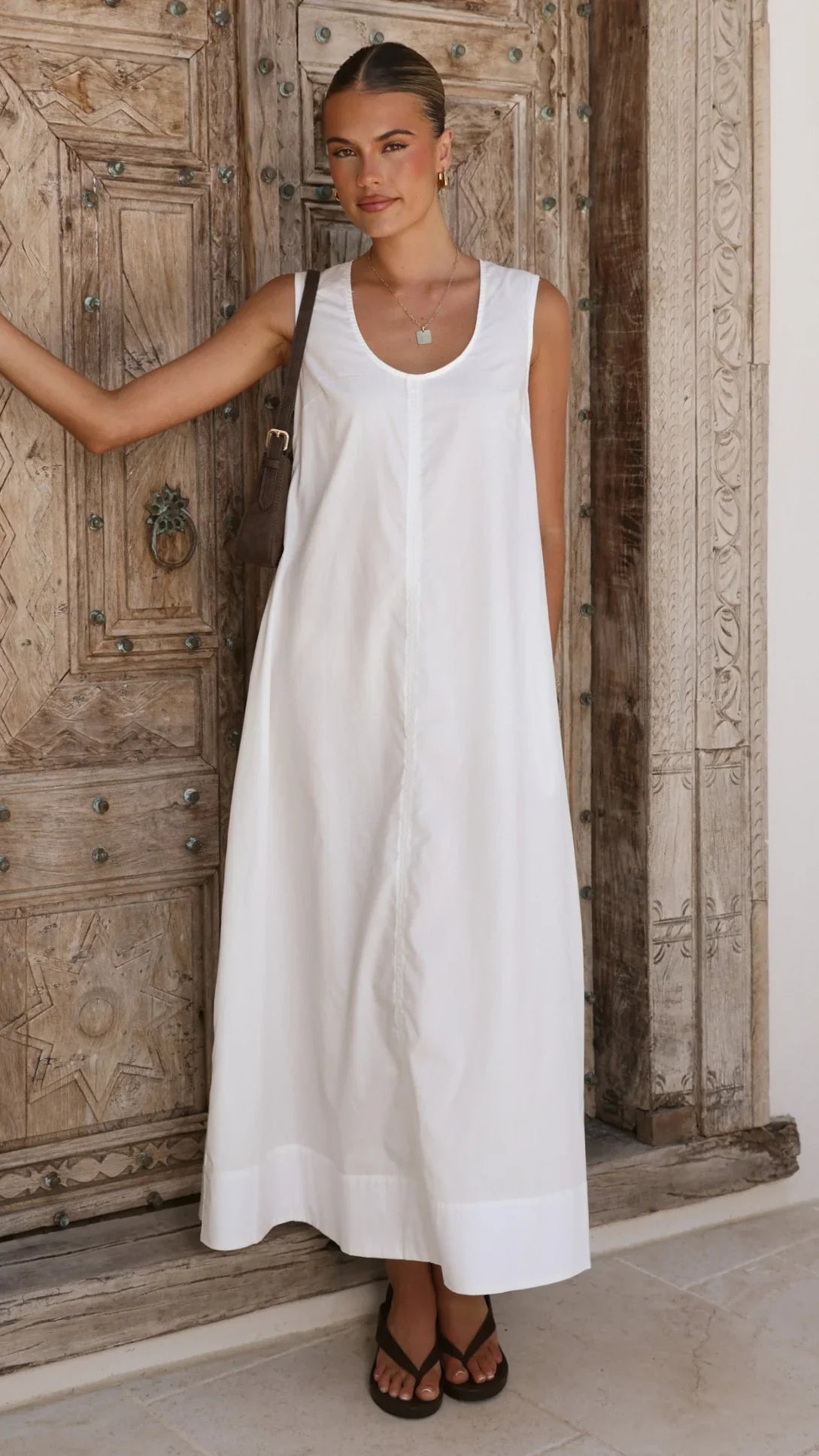Alex Maxi Dress White