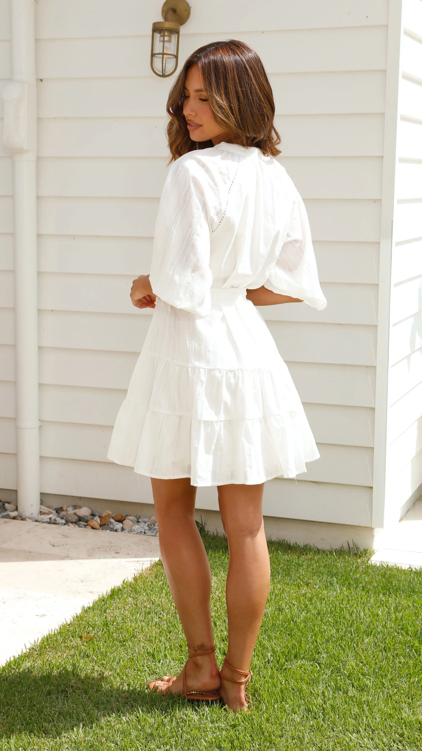 Sally Mini Dress White