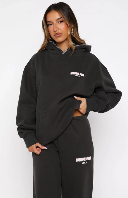 Vol 1 Oversized Hoodie Charcoal