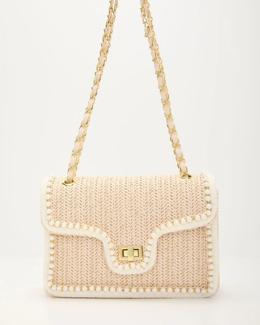 Jenie Straw Shoulder Bag