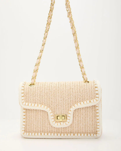 Jenie Straw Shoulder Bag