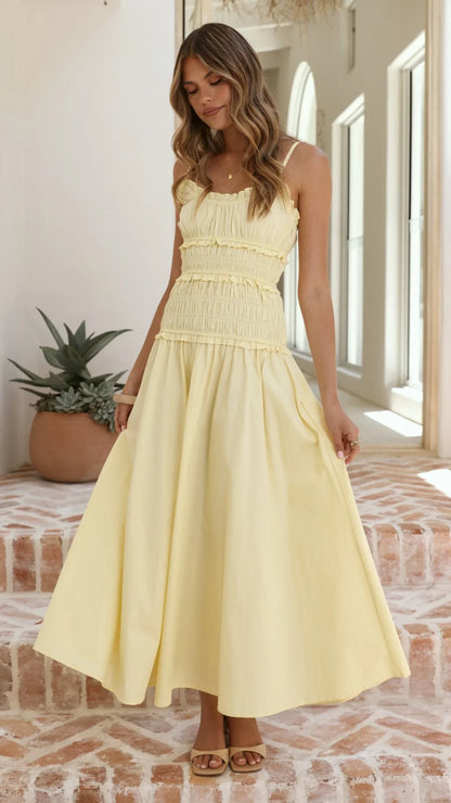 Vida Maxi Dress Yellow