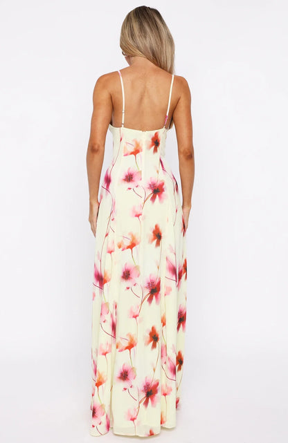 A Day In Nice Maxi Dress Butter Floral