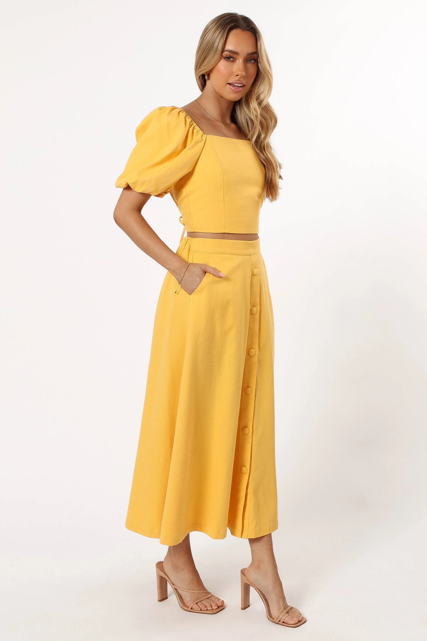 Mave Midi Skirt Sunflower