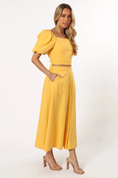 Mave Midi Skirt Sunflower