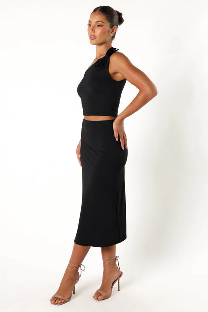 Keely Two Piece Set Black