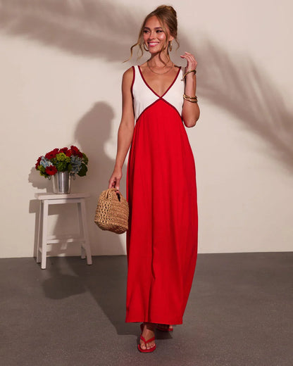 Alexandrea Colorblock Maxi Dress