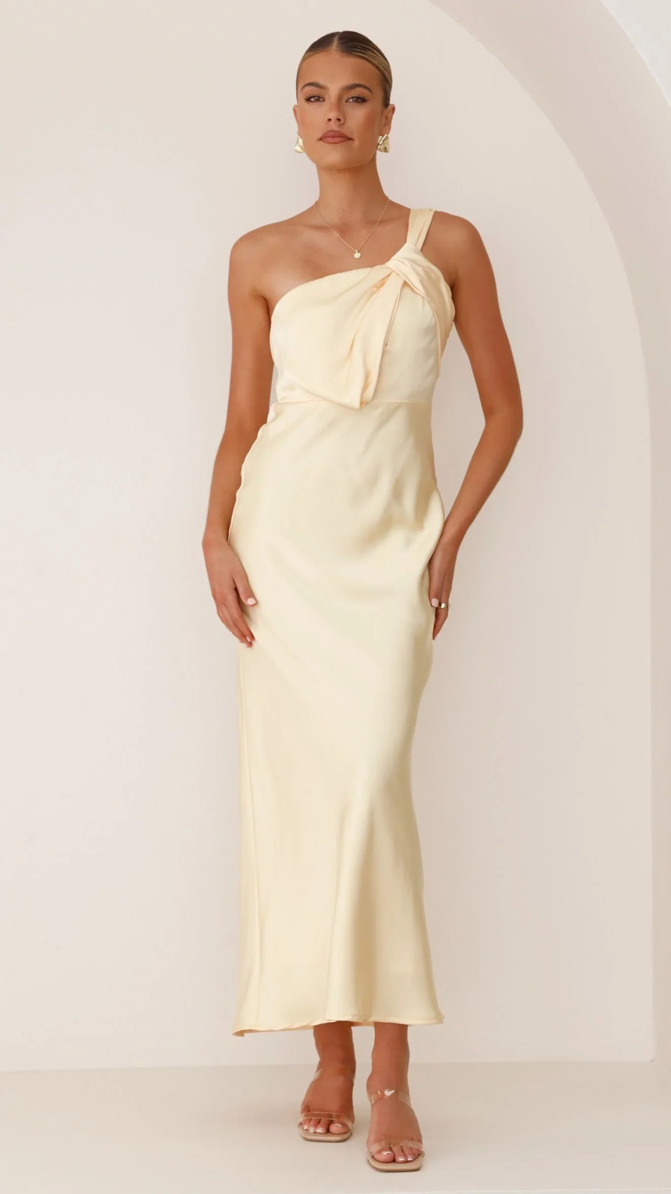 Greta Maxi Dress Lemon