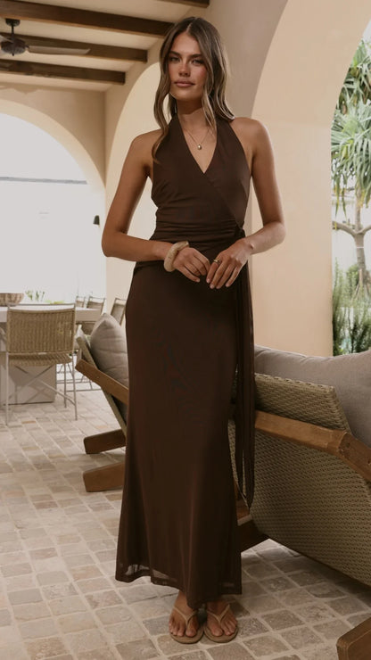 Joslin Maxi Dress Chocolate