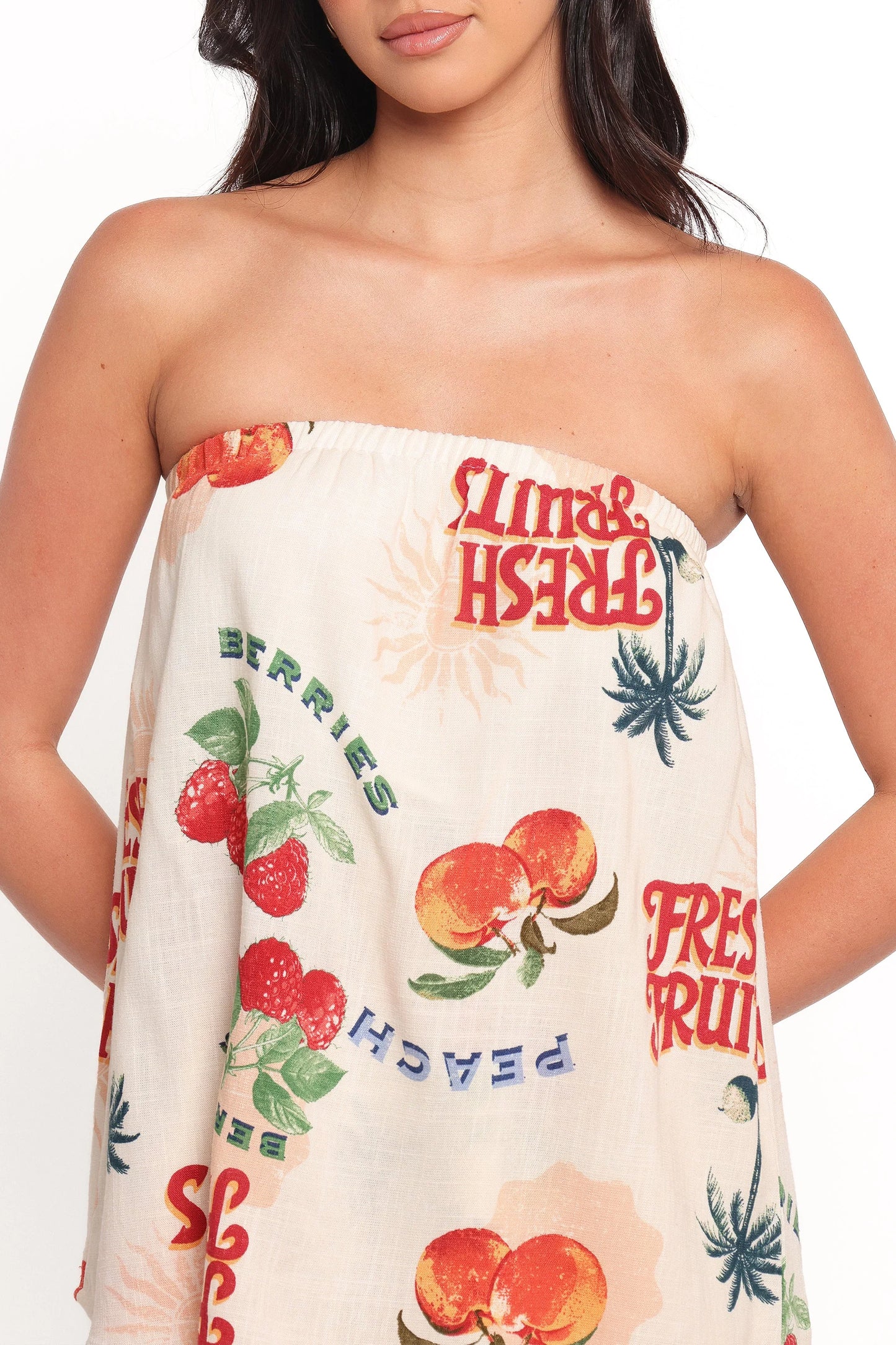 Karlen Strapless Romper Tutti Frutti