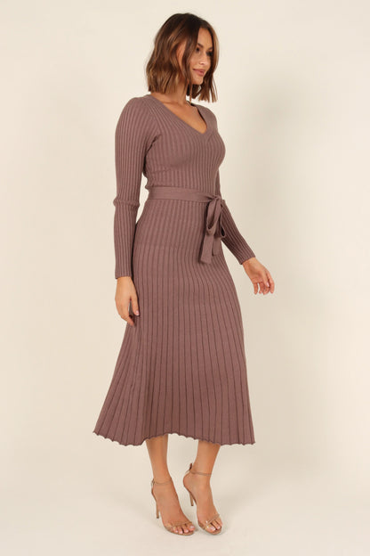 Reigan Dress Mocha
