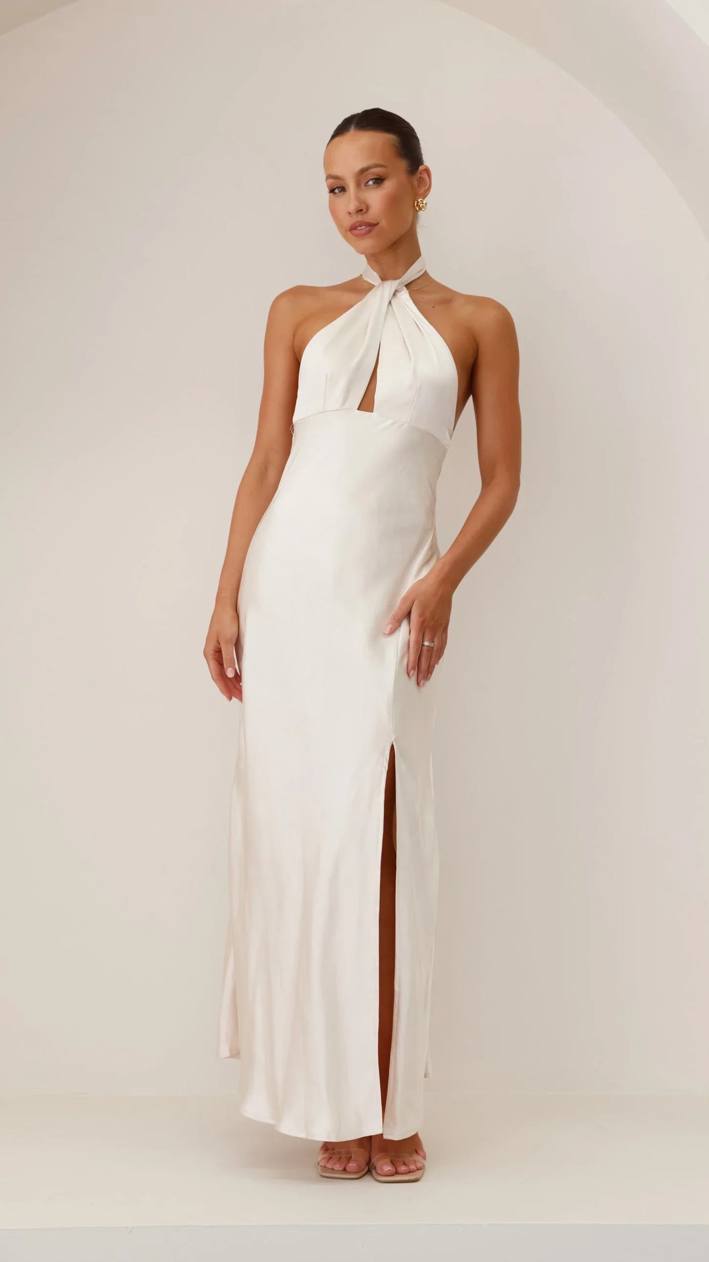 Amalia Maxi Dress Champagne