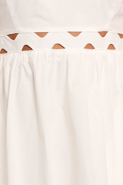 Angelus Midi Dress White