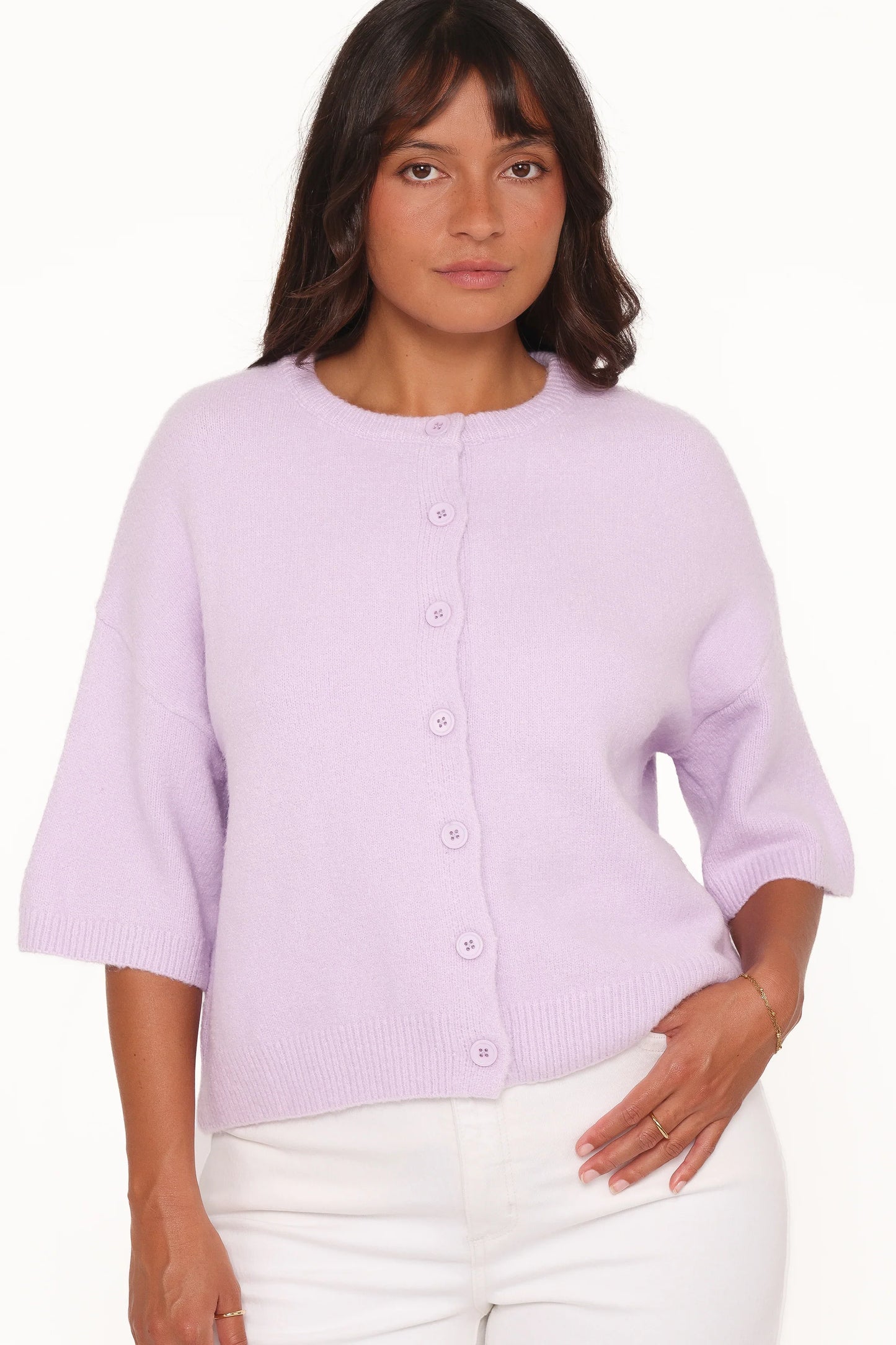 Lilith Knit Top Lilac