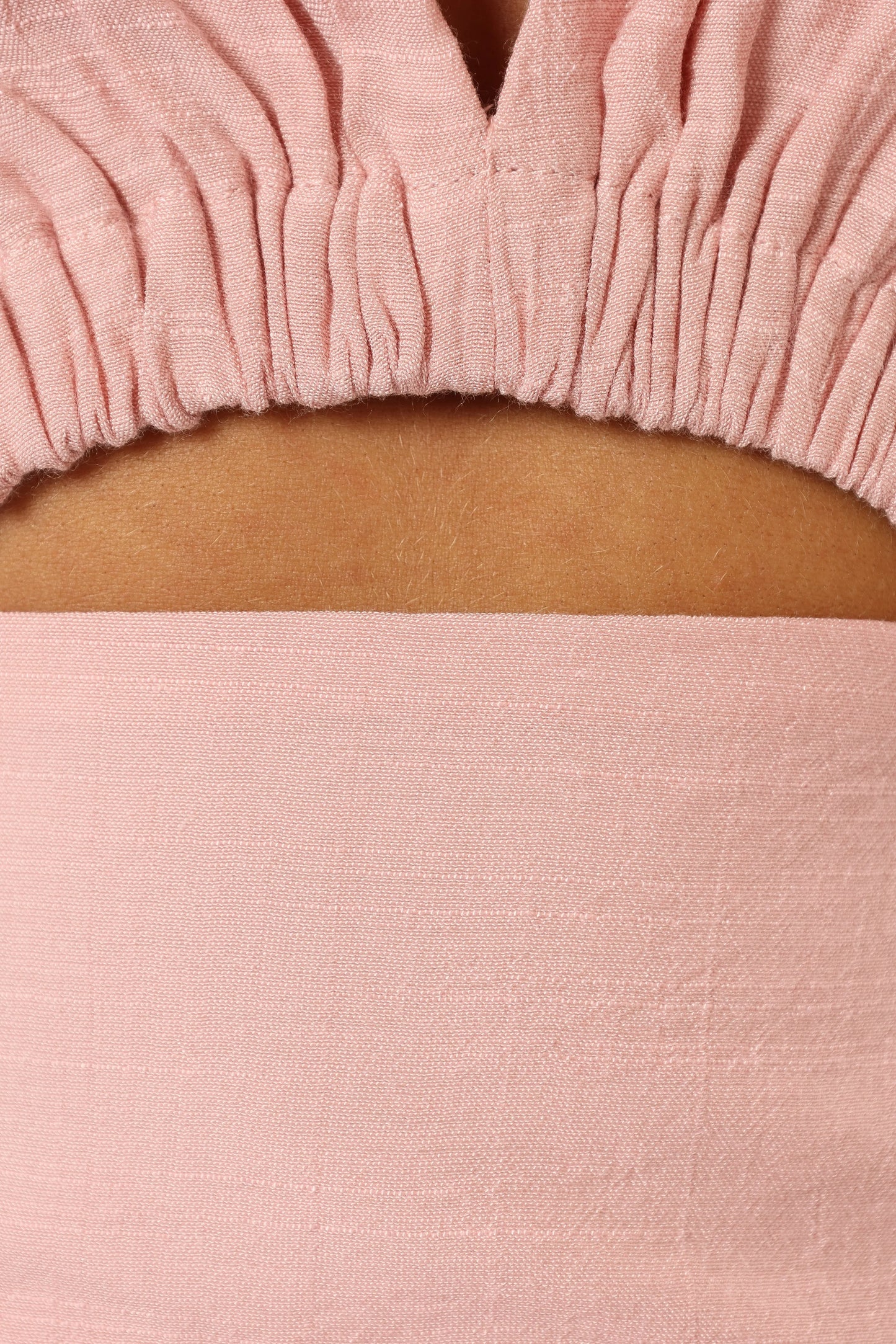 Nelly Halterneck Romper Light Pink