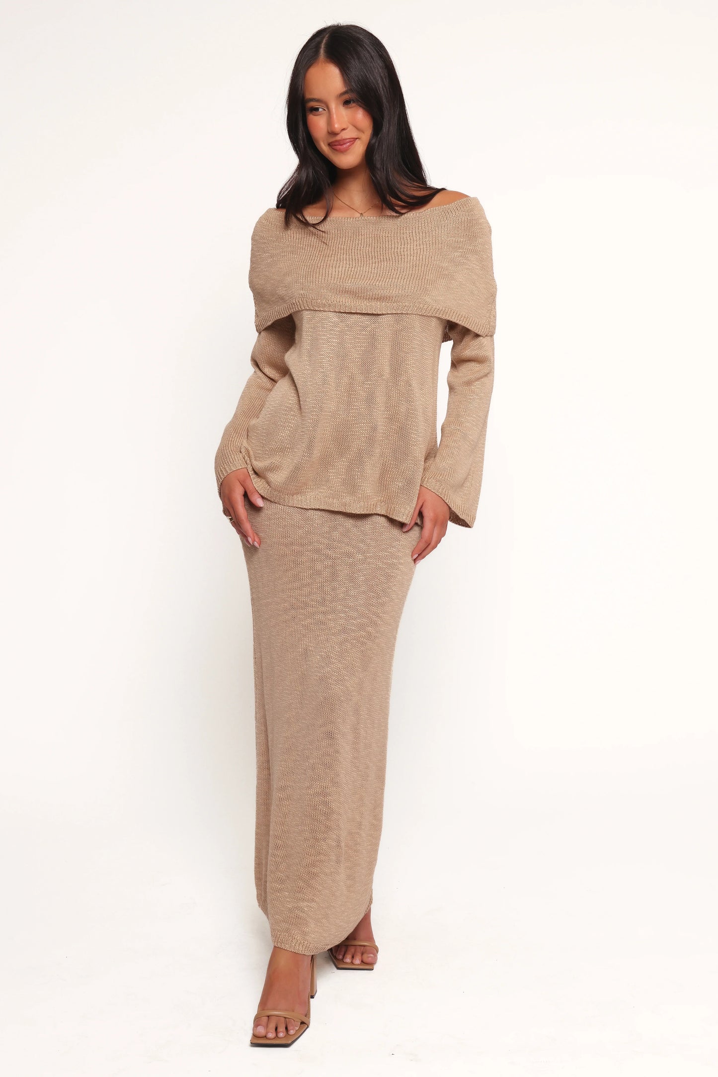 Indya Knit Skirt Mocha