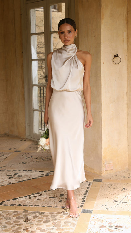 Esther Maxi Dress Champagne