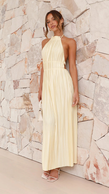 Frances Maxi Dress Yellow