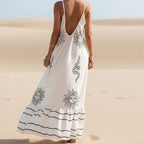 Boho Floral Maxi Sundress