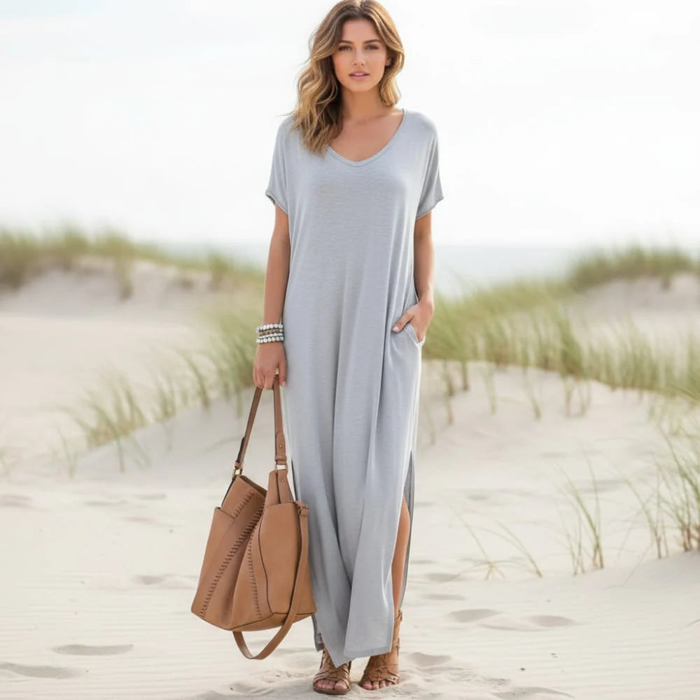 Casual T Shirt Maxi Dress