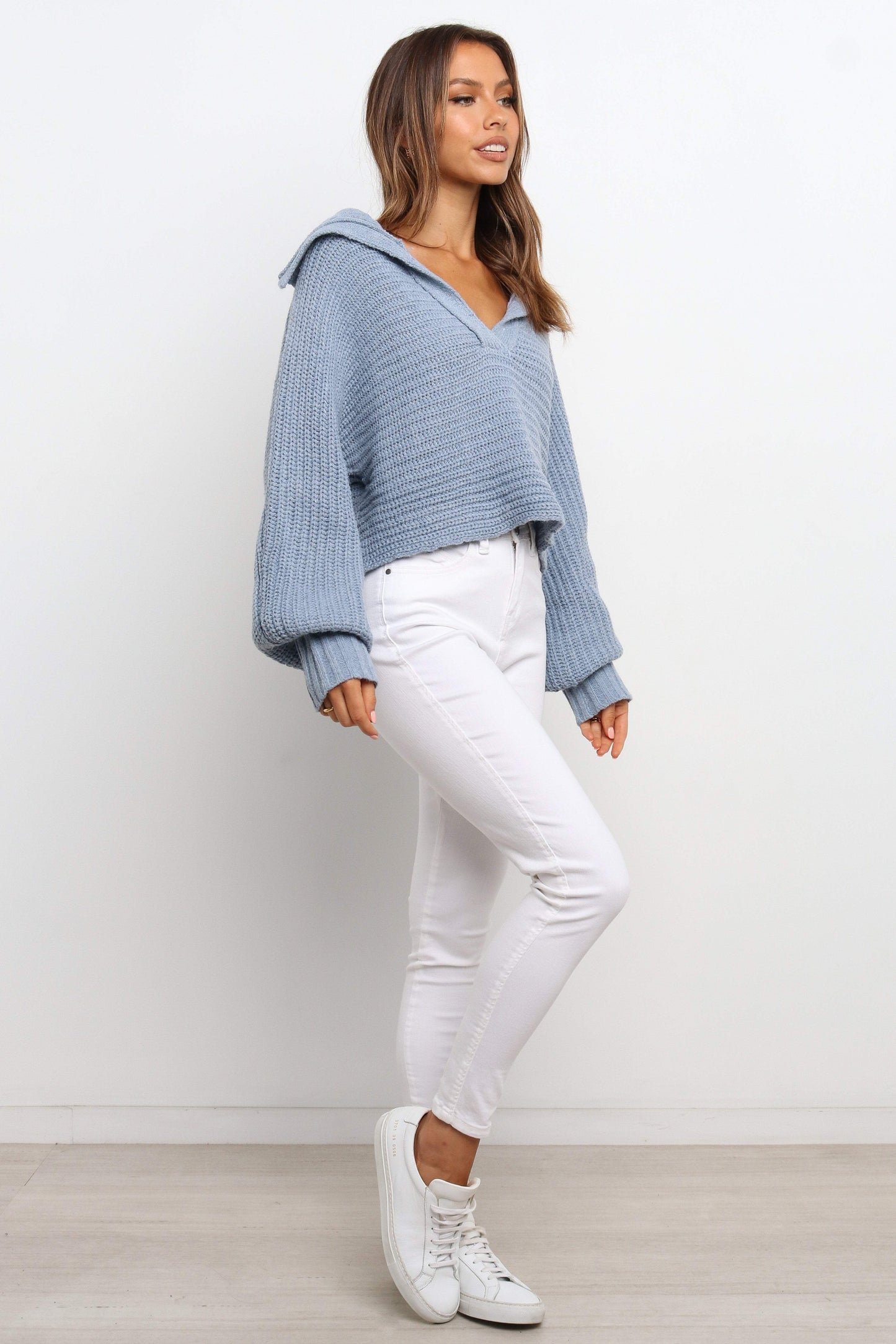 Declan Knit Sweater Blue