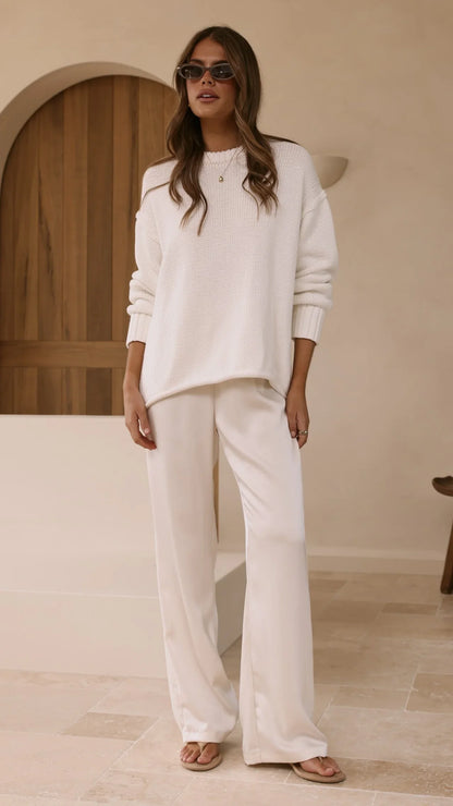 Jase Knit White