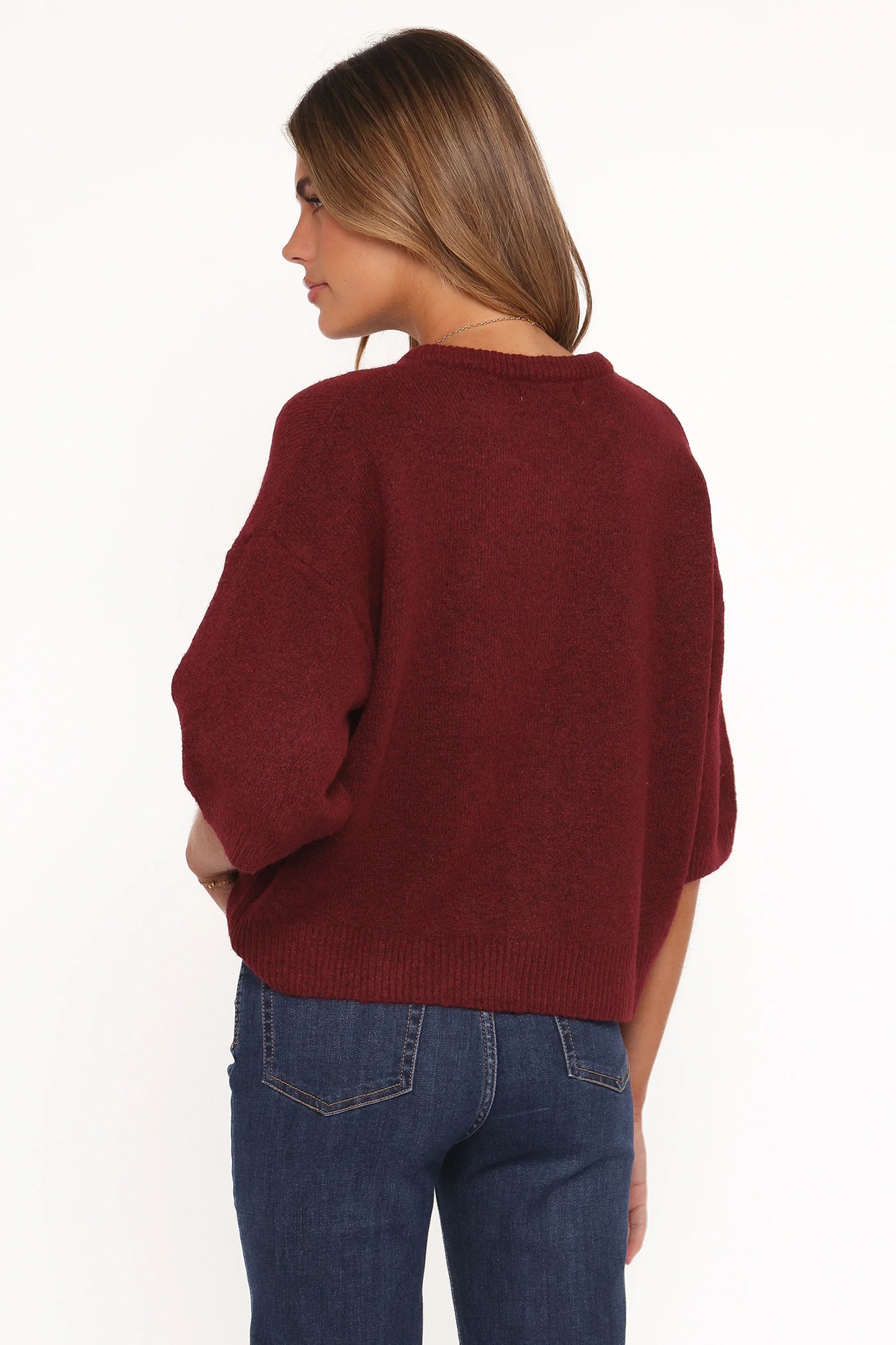 Lilith Knit Top Wine