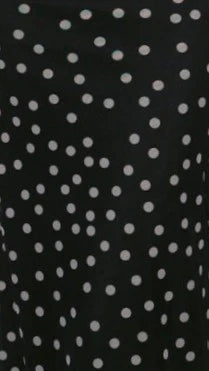 Loralei Maxi Dress Black White Polka Dot