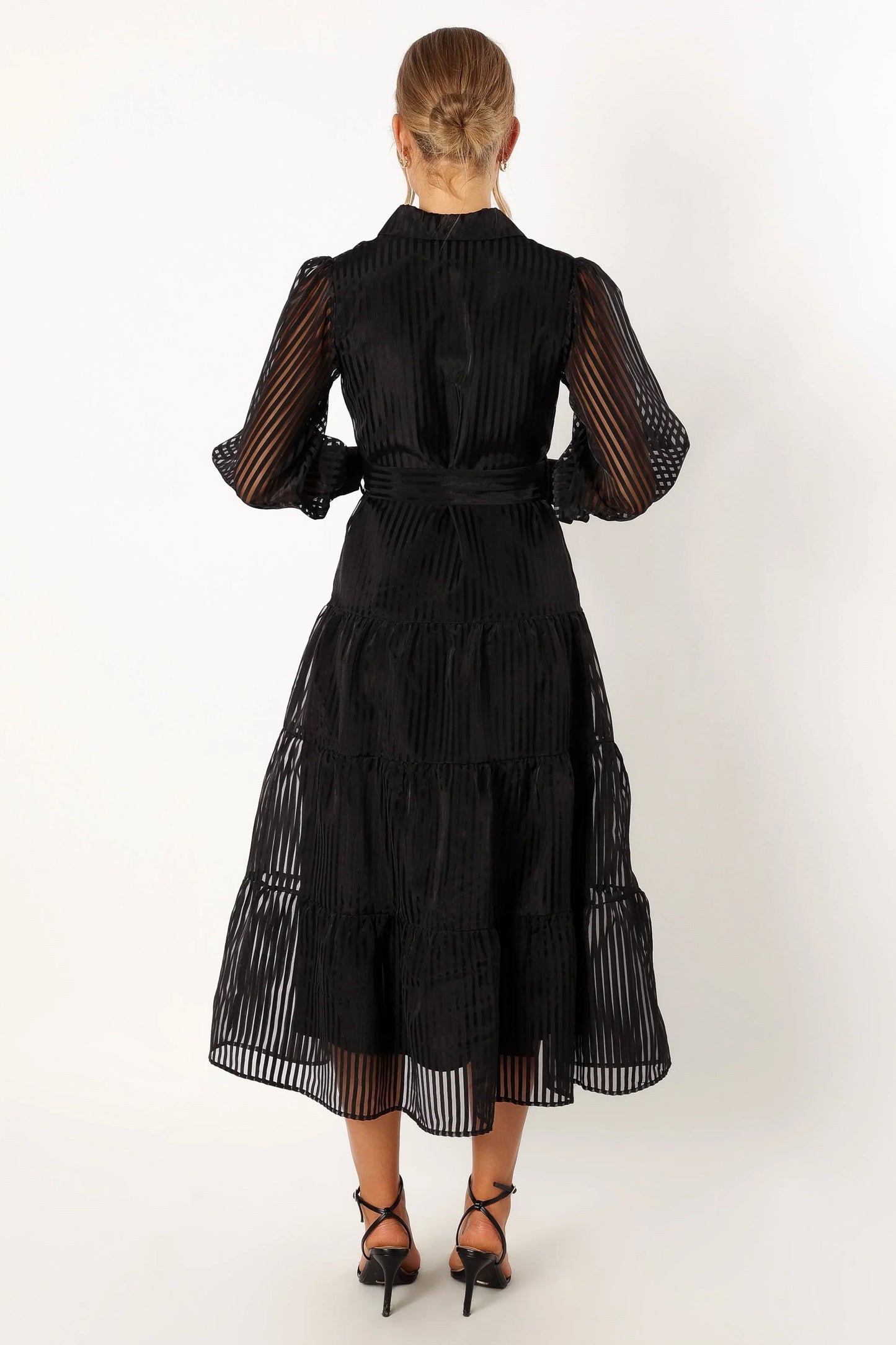 Neve Long Sleeve Maxi Dress Black