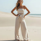 Bohemian Backless Rompers Jumpsuit